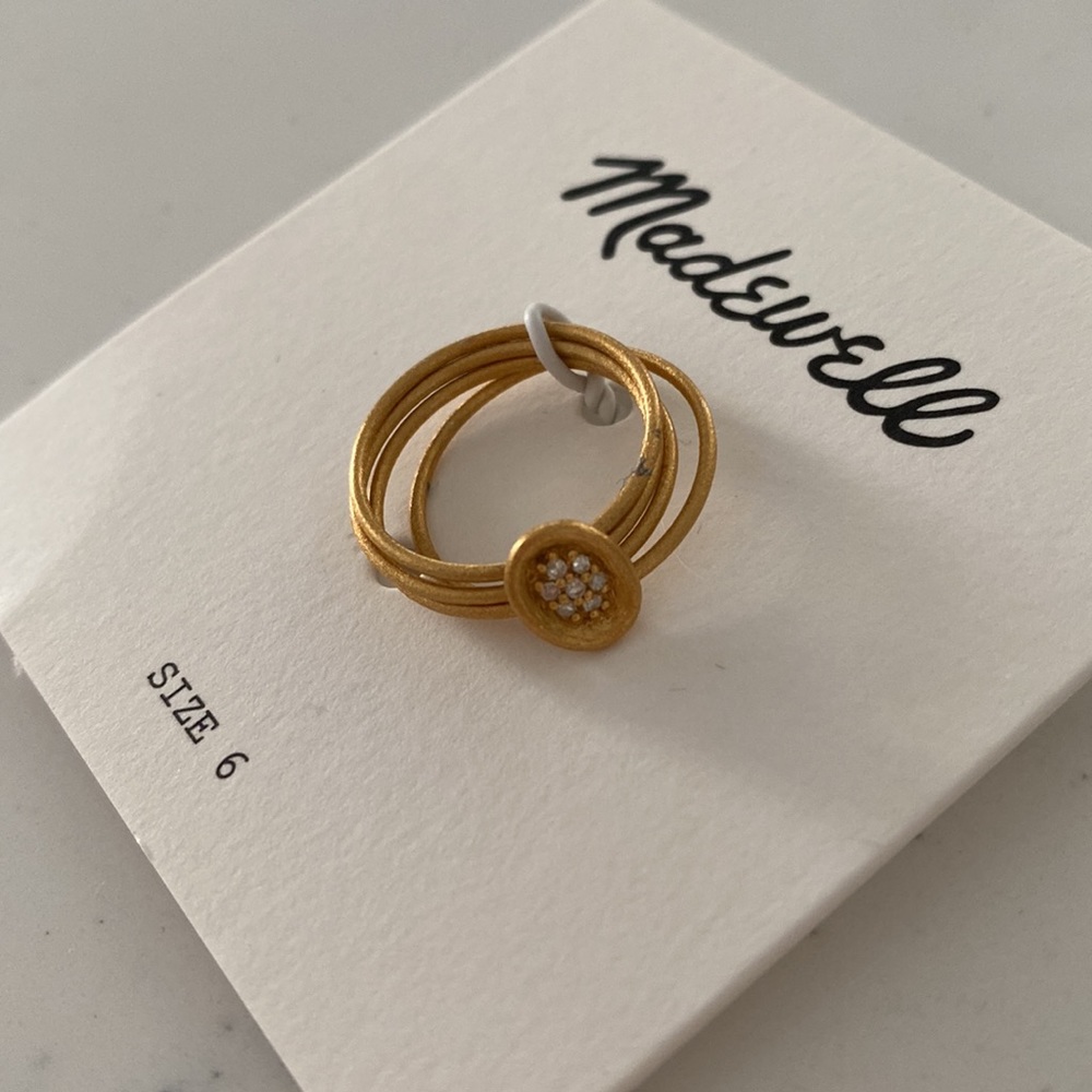 Madewell NWT Stackable Rings